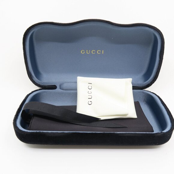 Gucci GG0439O 006 55mm Gold/Gold Metal, New Men's Eyeglasses Frames. - Picture 8 of 8